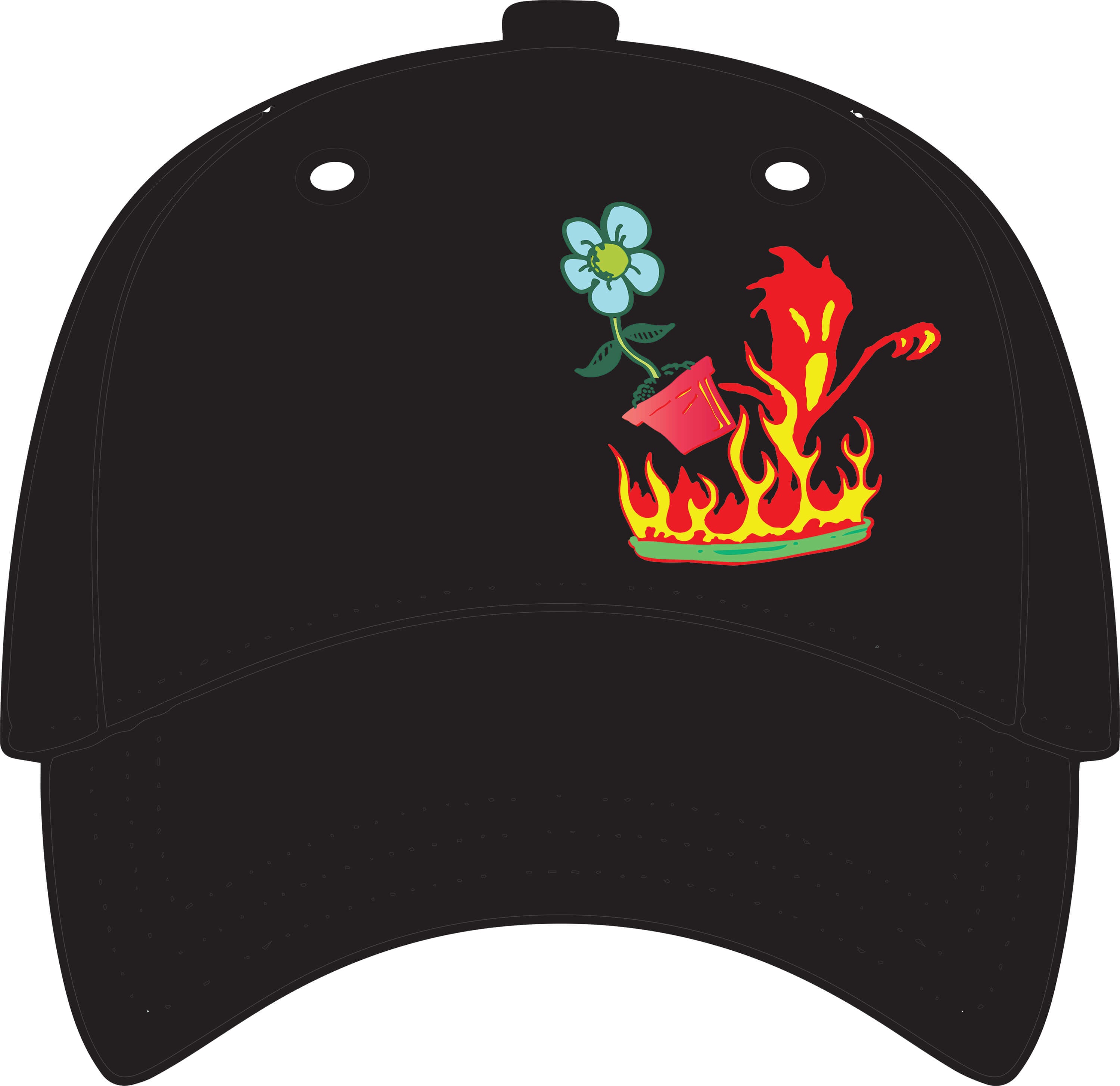 Flame Demon Trucker Hat